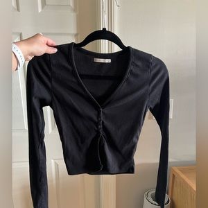 Active USA split crop top